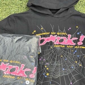 Sp5der P*nk hoodie XL